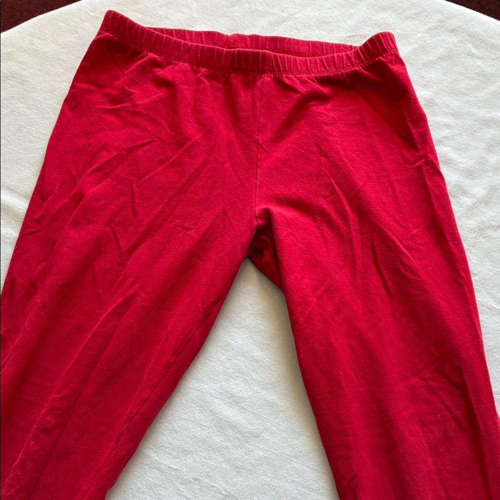Circo Bright Red Girls' Knit Leggings Size 10
